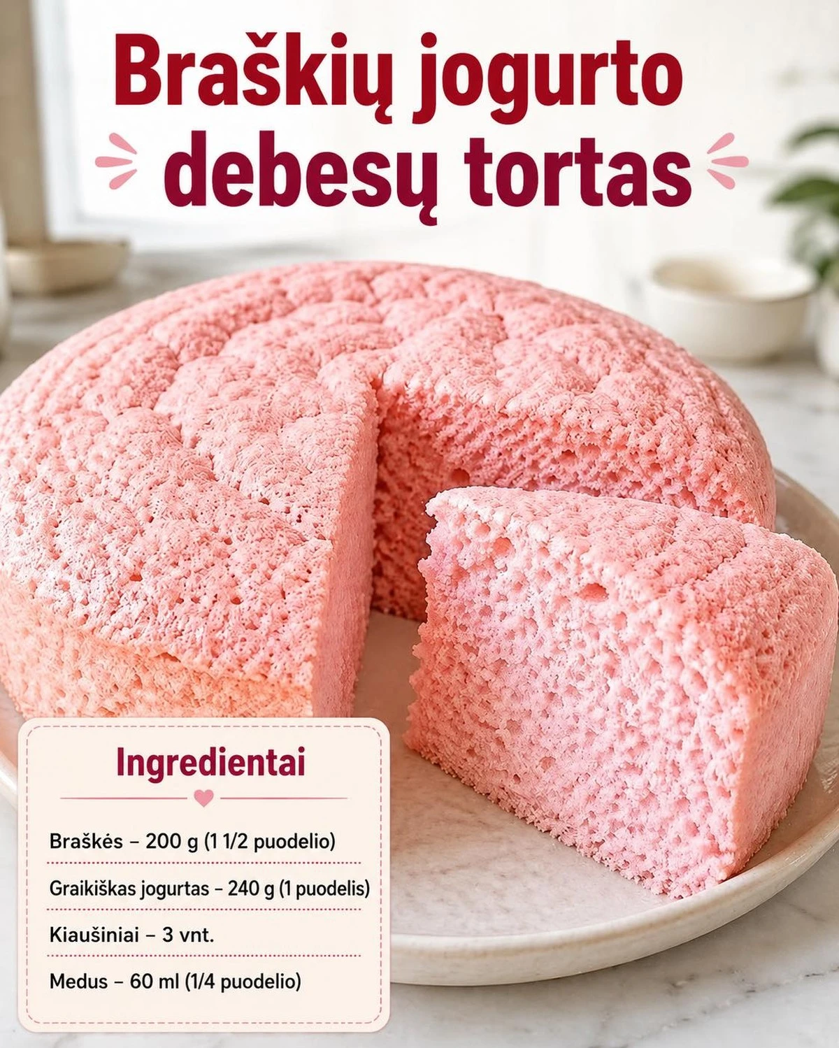Dlaczego ten deser z czterech składników to sekret lekkiego wypieku bez mąki