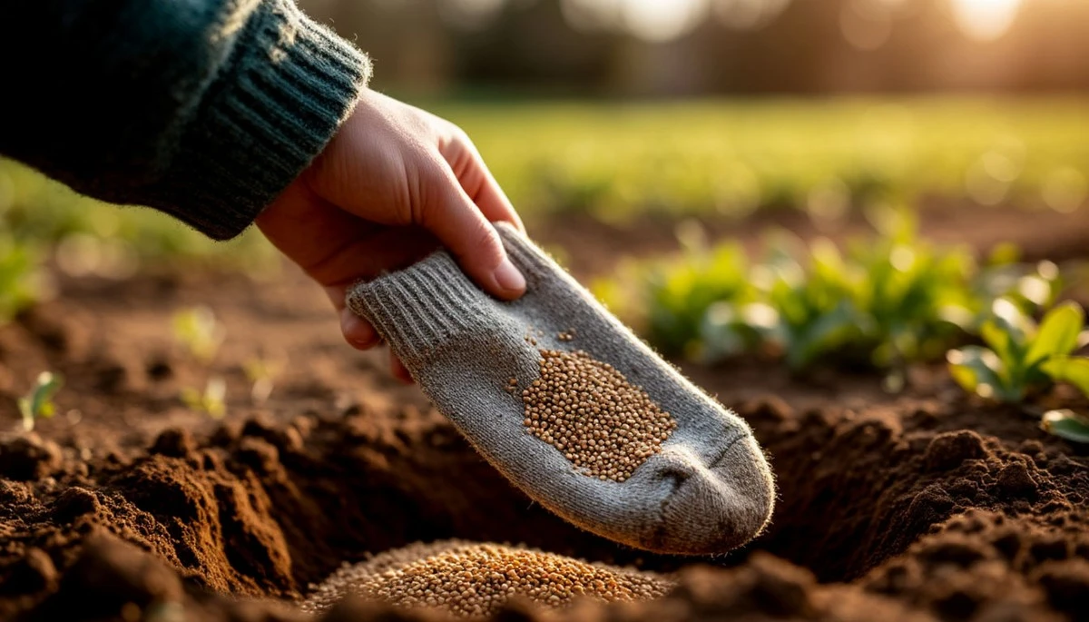 Dlaczego warto włożyć nasiona marchwi do bawełnianej skarpety przed siewem