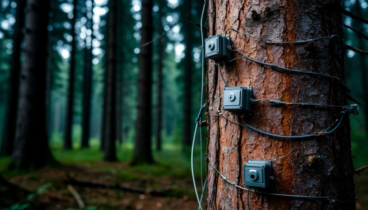 Dlaczego włoscy botanicy podłączyli elektrody do świerków przed zaćmieniem słońca