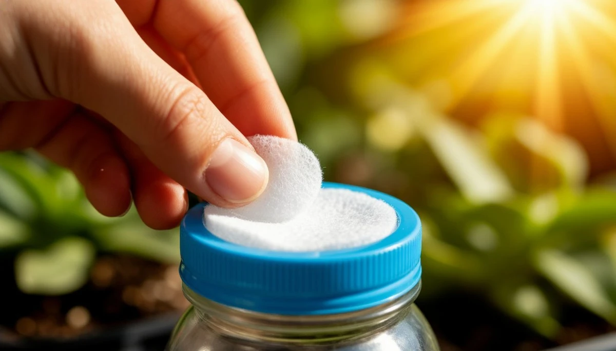 Dlaczego doświadczeni ogrodnicy wkładają wacik kosmetyczny do nakrętki od butelki