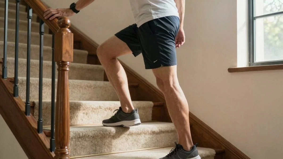 Chodzenie po schodach: jak robić to bezpiecznie dla serca i kolan