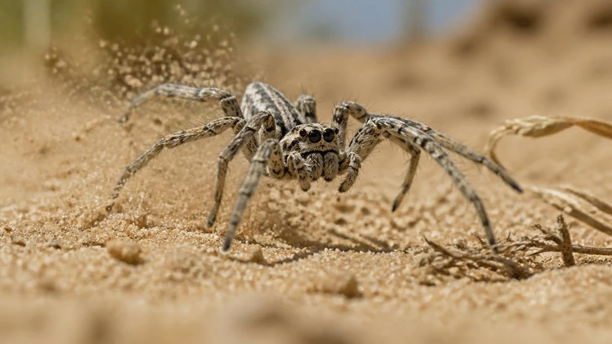 Ten pająk biegnie szybciej niż człowiek: natura skrywa niewiarygodną tajemnicę