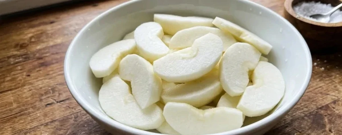 Jak zachować świeżość pokrojonych jabłek bez użycia soku z cytryny