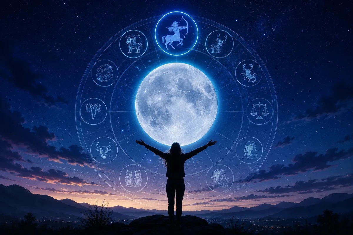 Pełnia Księżyca w Strzelcu: dla tych znaków zodiaku ten tydzień to punkt zwrotny