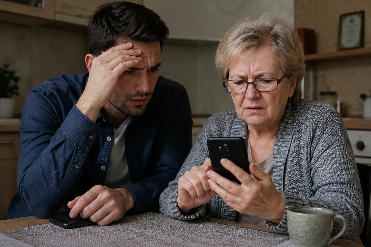 Dlaczego prezent w postaci smartfona dla mamy stał się rodzinną pułapką