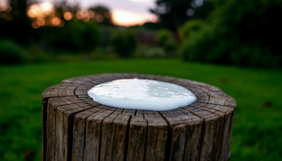 Dlaczego doświadczeni ogrodnicy smarują stare kłody kefirem przed pójściem spać