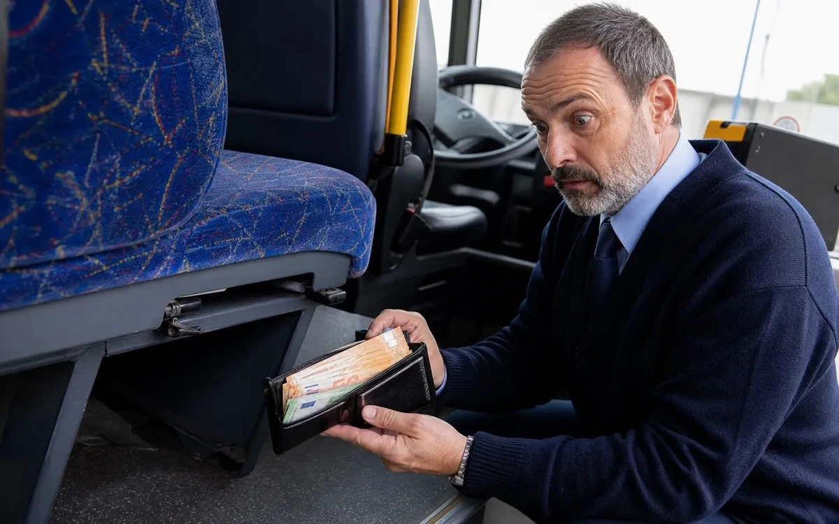 Kierowca autobusu znalazł pod siedzeniem portfel z tysiącami euro: ta jedna decyzja zmieniła wszystko
