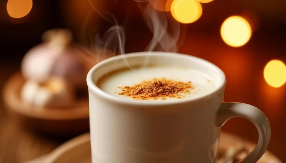 Dlaczego warto wrzucić ząbek czosnku do szklanki mleka przed snem