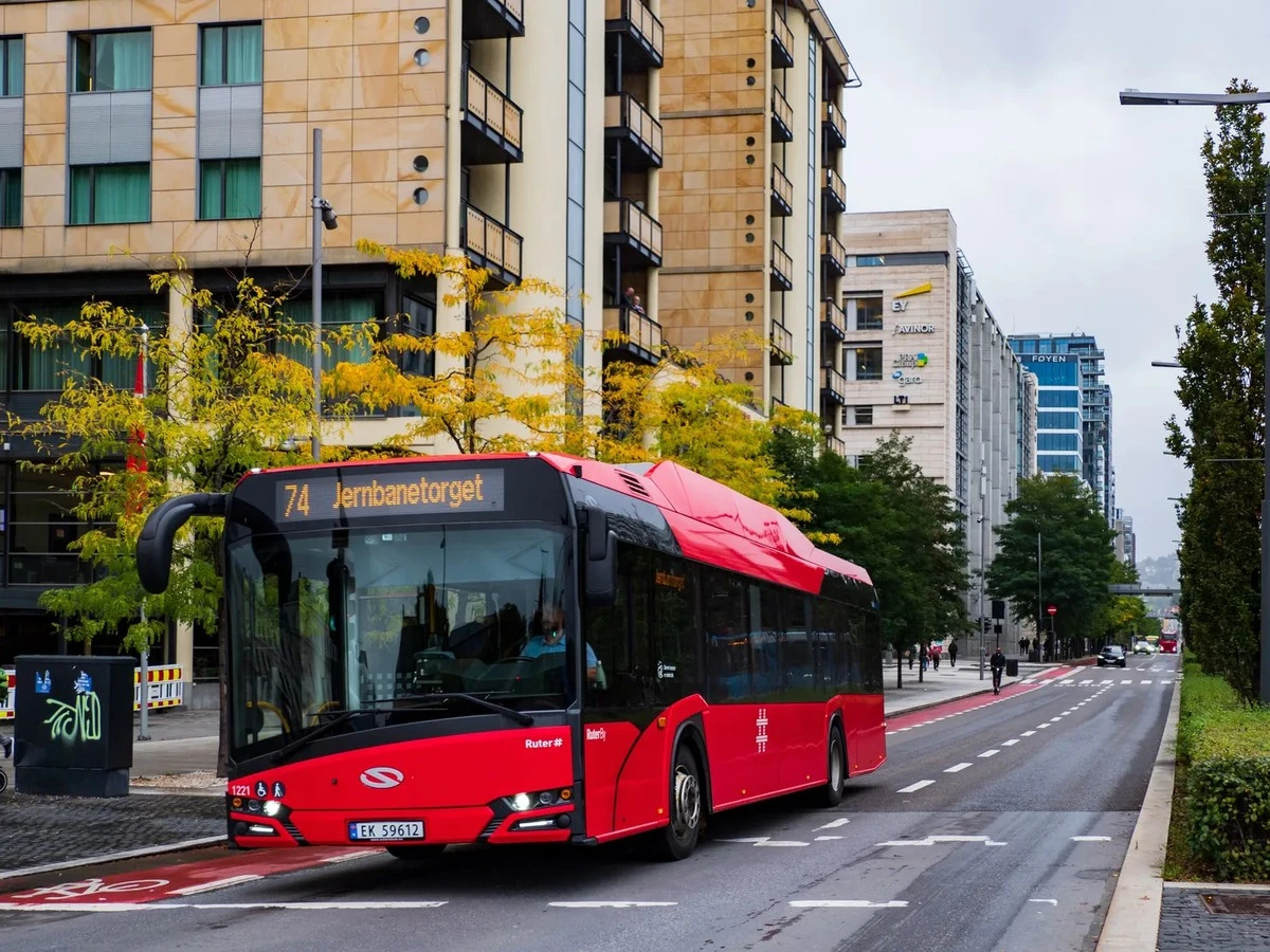 Norweskie autobusy elektryczne za ciężkie dla dróg