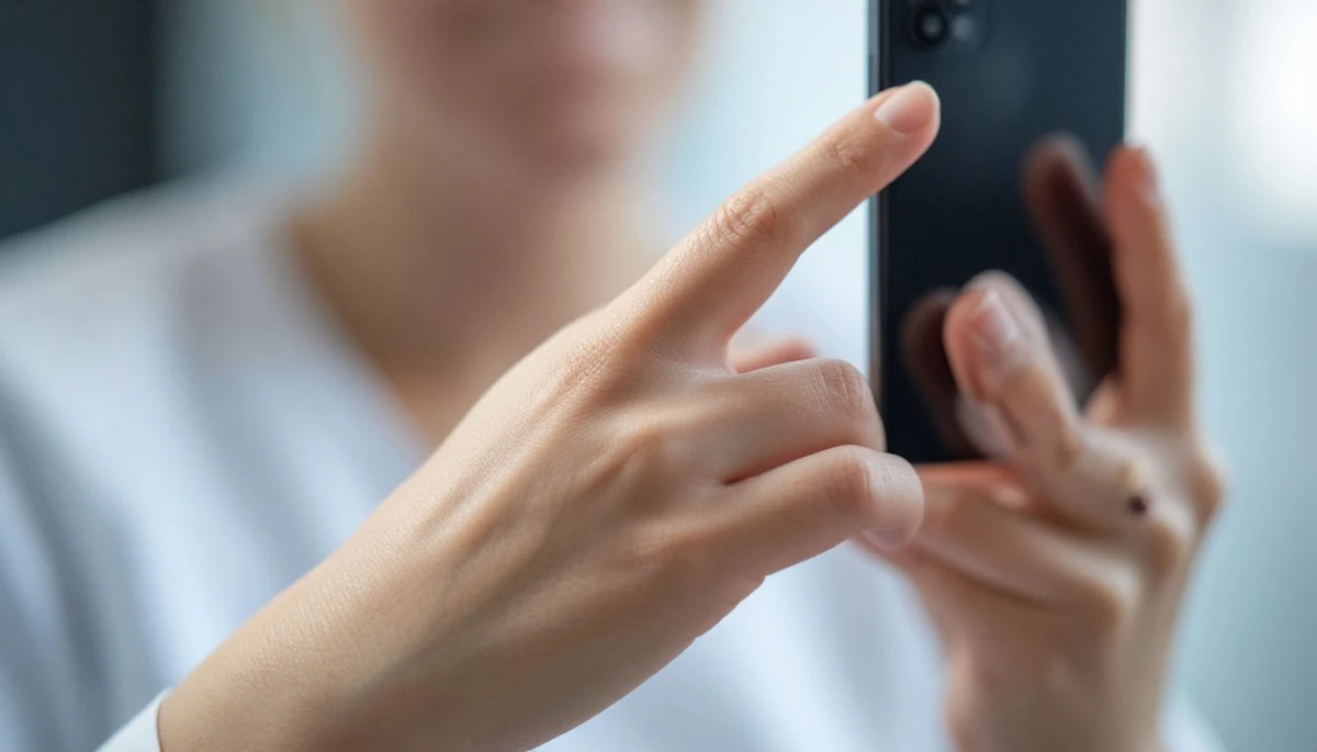 Dlaczego lekarze radzą zrobić zdjęcie wierzchu dłoni zamiast twarzy