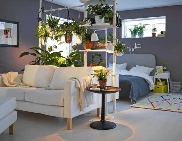 10 skutecznych sposobów na oddzielenie sypialni od salonu