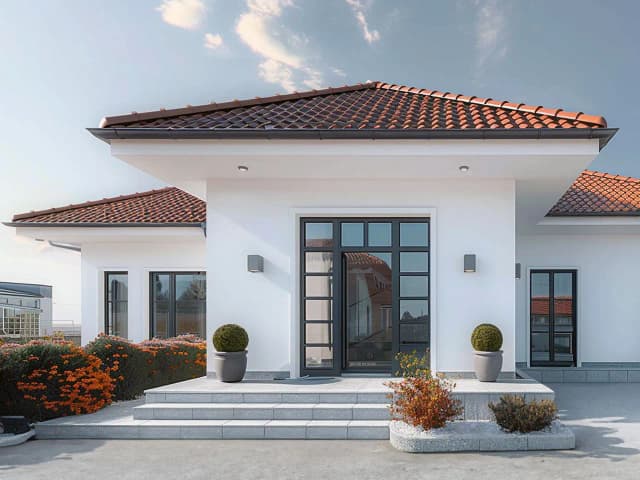 Jaki kolor elewacji do rudego dachu? 7 idealnych połączeń