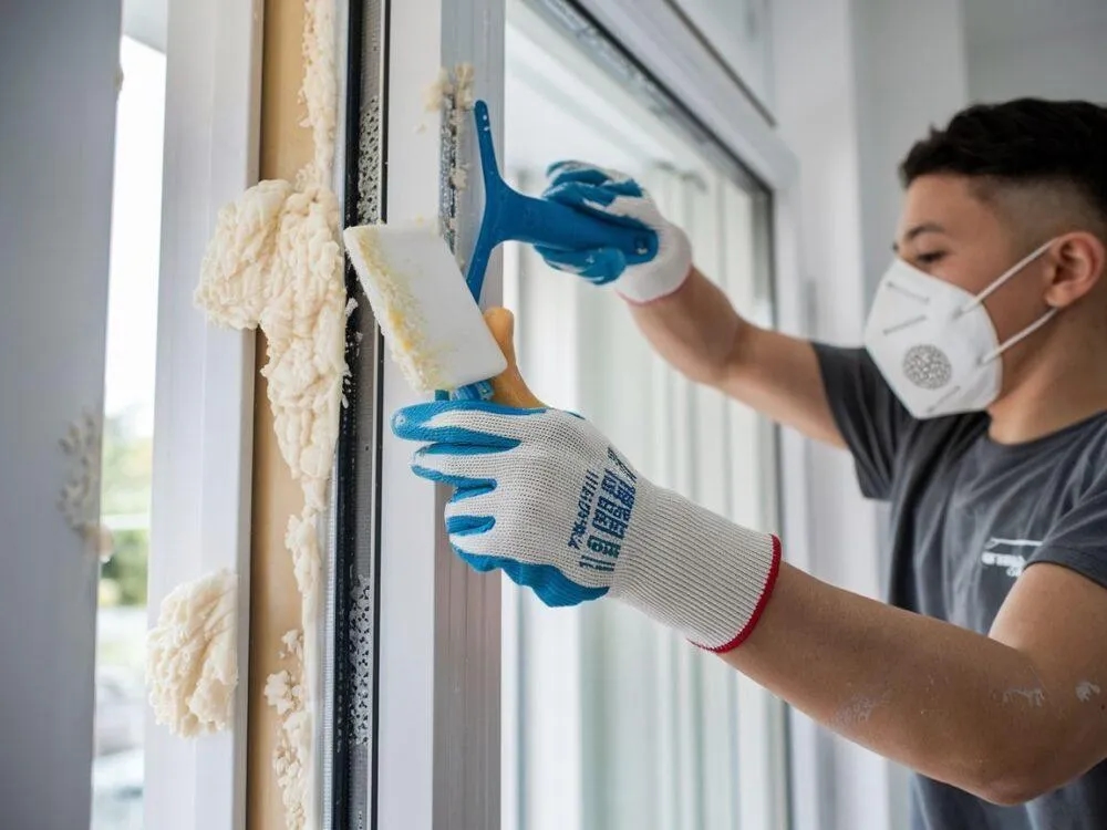Jak usunąć piankę montażową z elewacji - 5 skutecznych metod