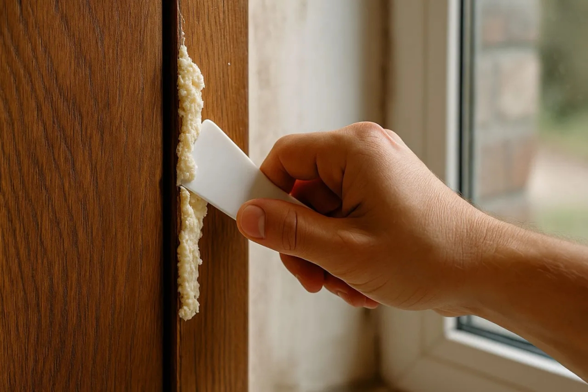 Jak usunąć piankę montażową z okna PCV - skuteczne metody