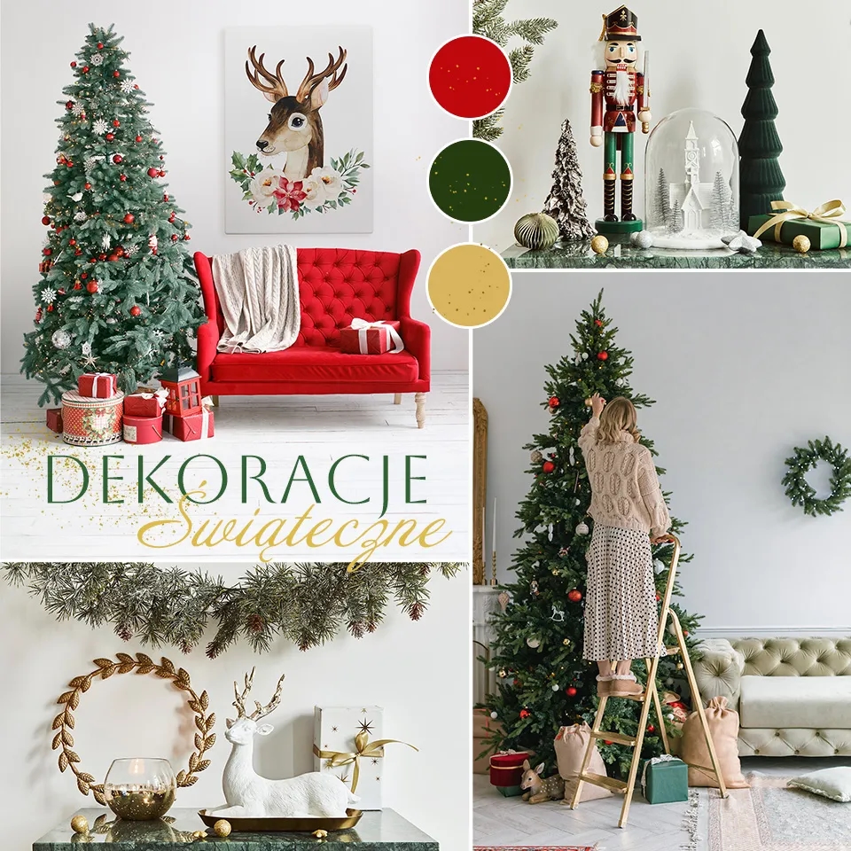 Jak udekorować salon na Boże Narodzenie: 10 magicznych pomysłów